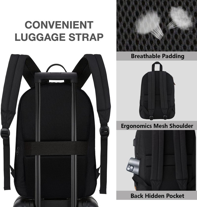 KEOFID Laptop Backpack, Travel Backpack for Men and Women, USB Charging Port - Image 5