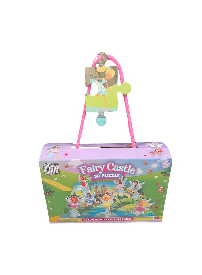 RMS 3D Fairy Castle Puzzle – Kids Brain Teaser Puzzle Toy, Educational & Travel Game - Image 4