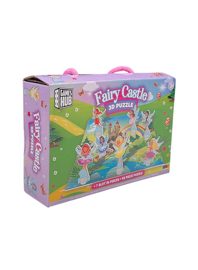 RMS 3D Fairy Castle Puzzle – Kids Brain Teaser Puzzle Toy, Educational & Travel Game - Image 5
