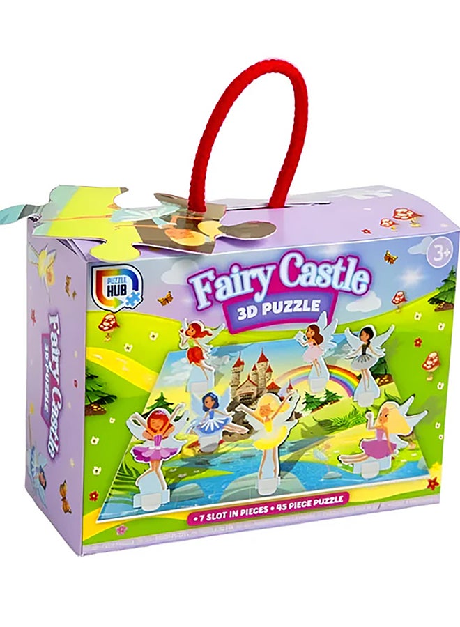 RMS 3D Fairy Castle Puzzle – Kids Brain Teaser Puzzle Toy, Educational & Travel Game - Image 3