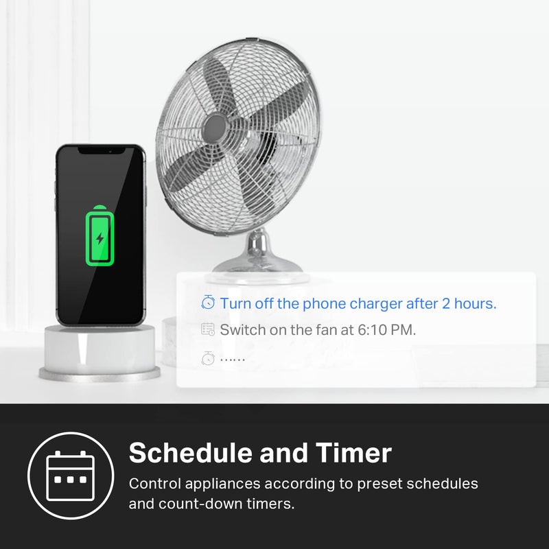 Kasa Smart Kasa Matter Smart Plug w/ Energy Monitoring, Compact Design, 15A/1800W Max, Super Easy Setup, Works with Apple Home, Alexa & Google Home, UL Certified, 2.4G Wi-Fi Only, White, KP125M (4-Pack) - Image 4