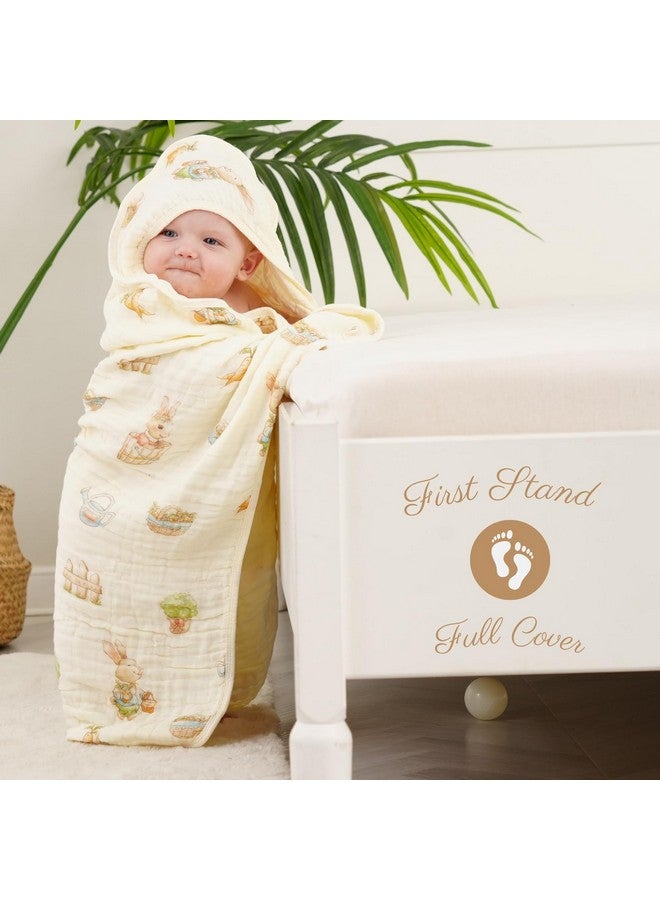 HardNok Ultra-Soft Muslin Baby Towel - 32 x 32 Inches, Ideal for Bath & Beach, Suitable for Both Boys & Girls from Newborns to Toddlers - Image 4