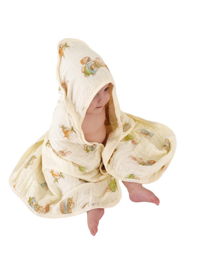 HardNok Ultra-Soft Muslin Baby Towel - 32 x 32 Inches, Ideal for Bath & Beach, Suitable for Both Boys & Girls from Newborns to Toddlers - Image 1