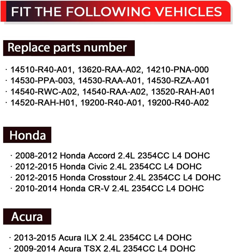NITOYO 11PCS Engine Timing Chain Kit for Honda and Acura Vehicles - Image 2