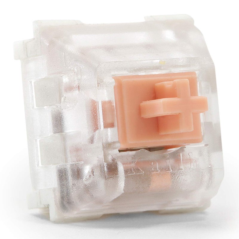 DROP Halo True Mechanical Keyboard Switches - Plate Mounted, Tactile, 60g, Cherry MX Style, Quiet Switches, by Kailh (Halo True, 90 PCS) - Image 1