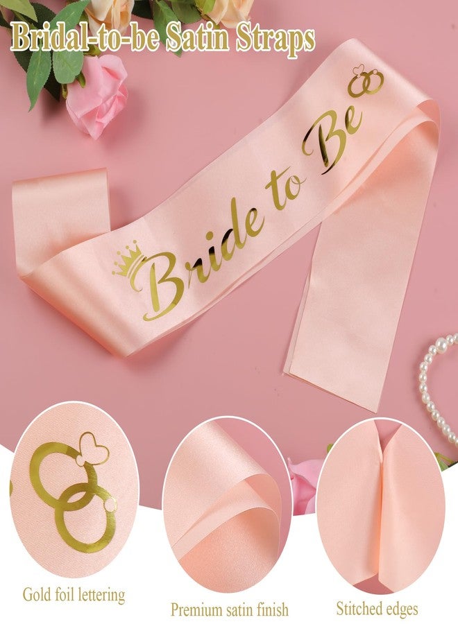 Guirnd Bride to Be Sash and Veil White Set, 2PCS Includes Comb Veil and Bachelorette Ribbon - Wedding Decorations, Party Favors, Retirement Party Supplies - Image 3