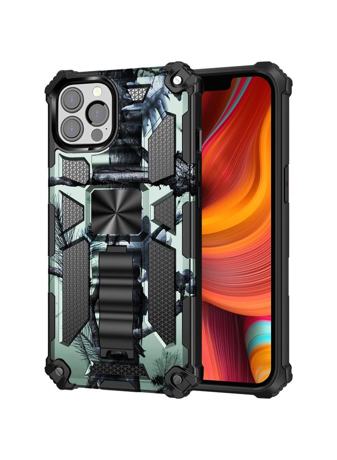 زبون جراب لهاتف iPhone 13 Pro Max مصنوع من مادة TPU + PC المغناطيسية مع حامل مموه - Image 1