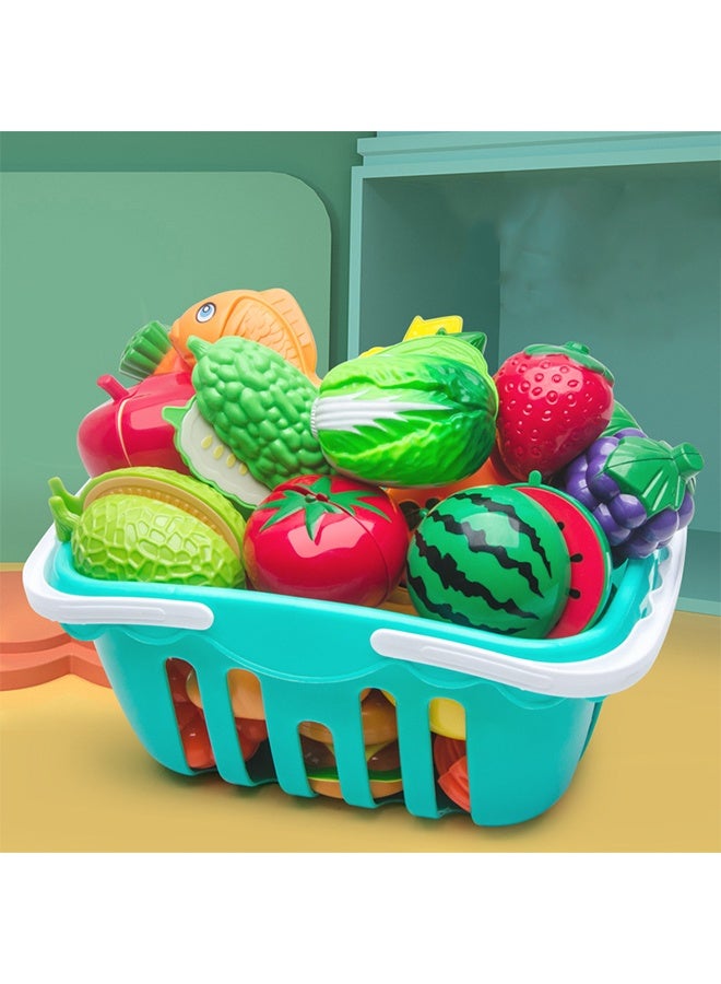 25 قطعة Creative Kitchen التظاهر اللعب مجموعة مع مواد غير سامة للأطفال - Image 1