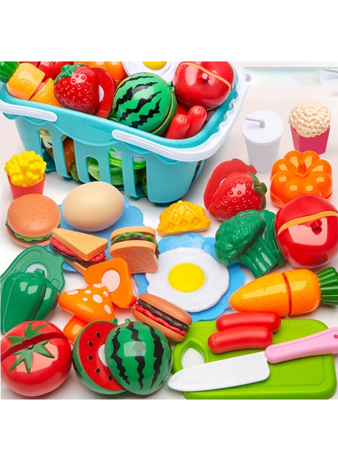 25 قطعة Creative Kitchen التظاهر اللعب مجموعة مع مواد غير سامة للأطفال - Image 4