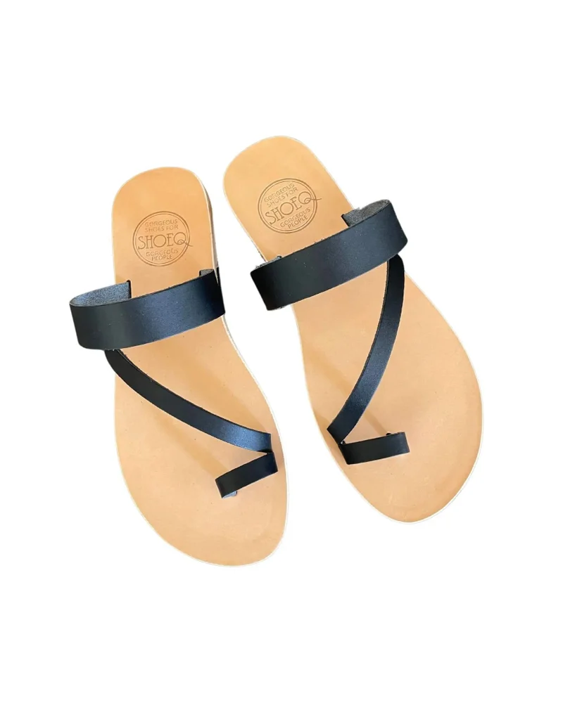 SHOEQ Charcoal Athena Slide for Women | Best Price UAE