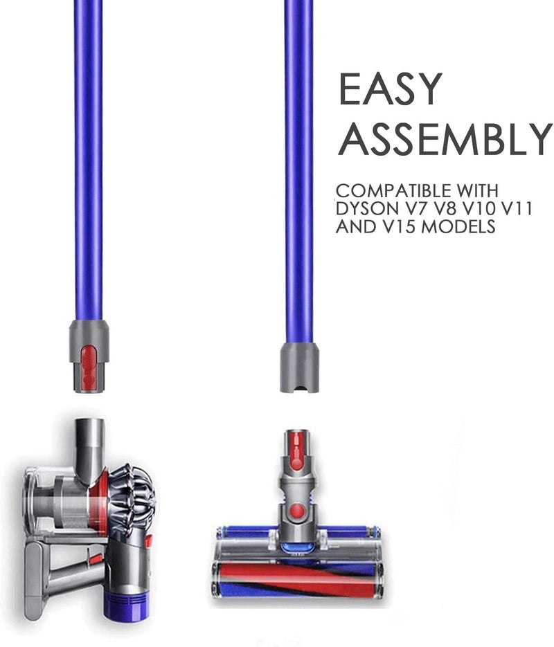 Vacuyahu Replacement Wand Extension Tube for Dyson V7 V8 V10 V11 V15 Models,Quick Release Wand Accessories Compatible with Dyson Cordless Stick Vacuum Cleaner of V7 V8 V10 V11 (Blue) - Image 2