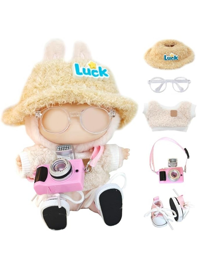 Labubu Doll Clothes Set for 15-17 cm Dolls – Cute & Unique Outfit Set & Accessories (Toy Not Included) - Image 1