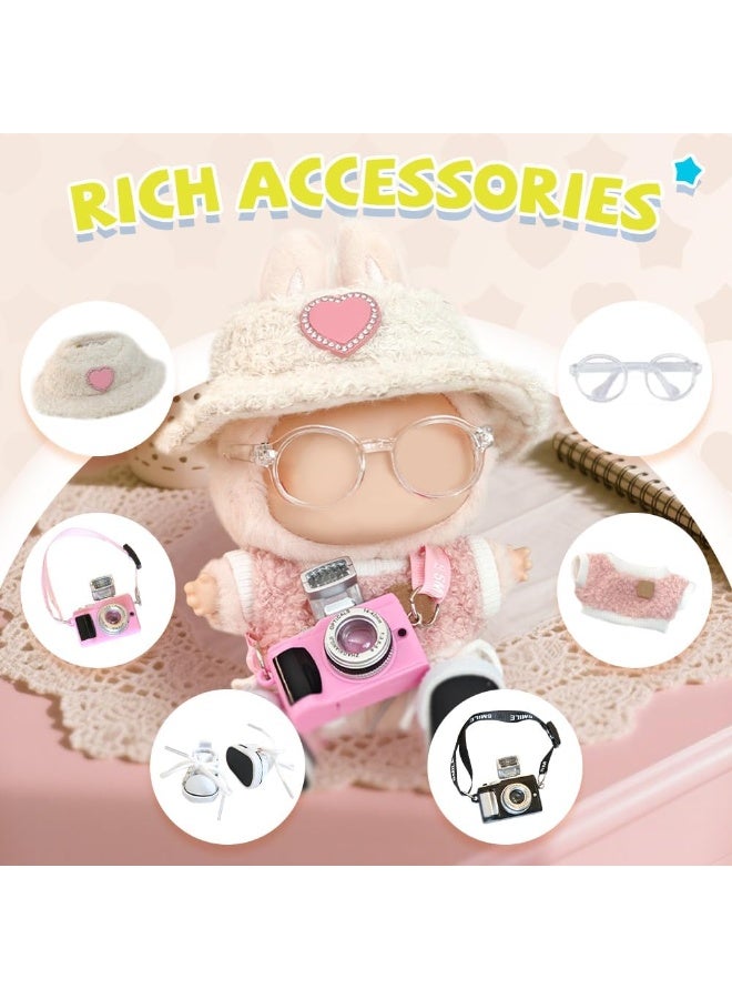 Labubu Doll Clothes Set for 15-17 cm Dolls – Cute & Unique Outfit Set & Accessories (Toy Not Included) - Image 2