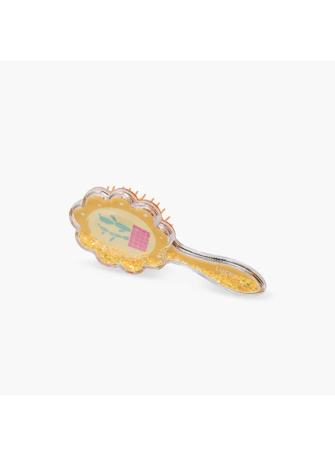 LIFESTYLE Detangling Hair Brush with Glitter Confetti