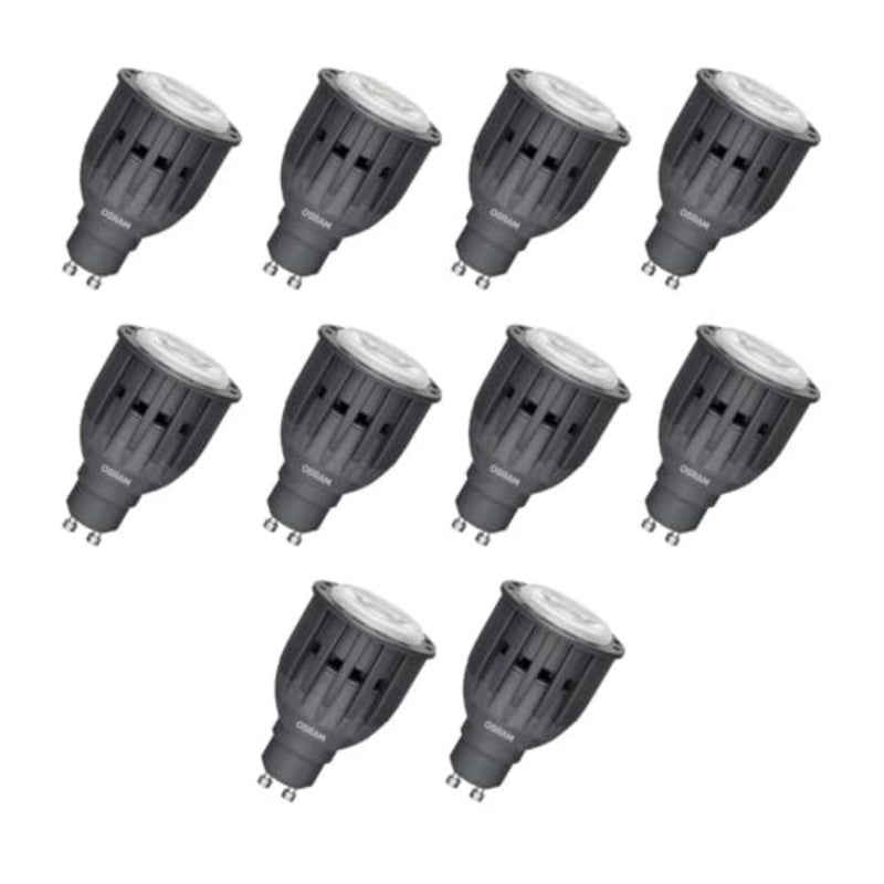 PAR16 10W GU10 LED كشافات 10 قطع، أبيض محايد - Image 1