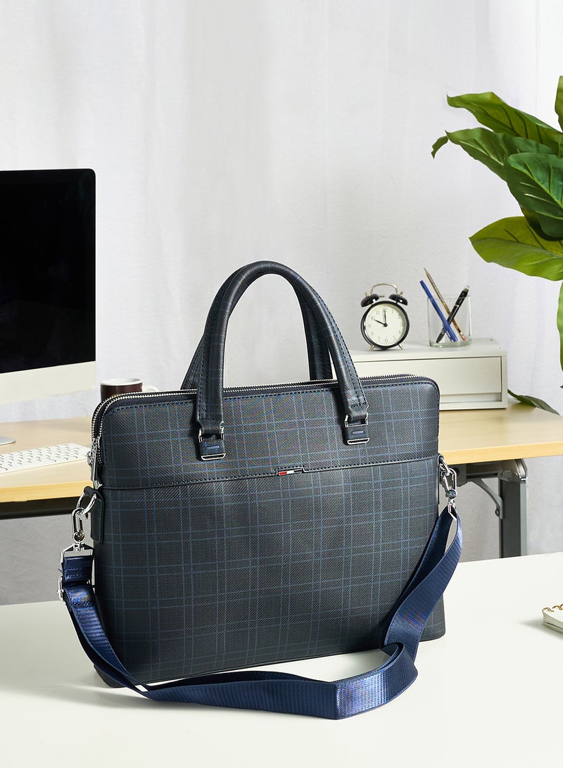 Robert Wood Printed Laptop Bag - Image 1