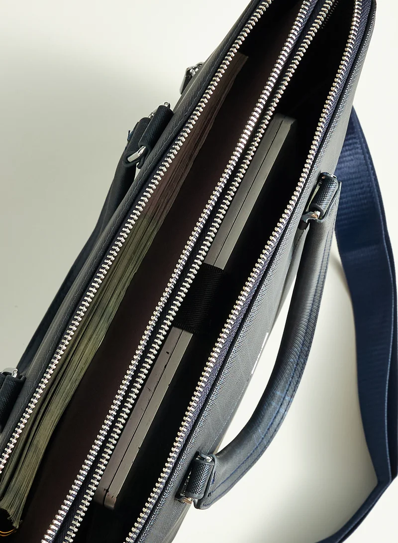 Robert Wood Printed Laptop Bag