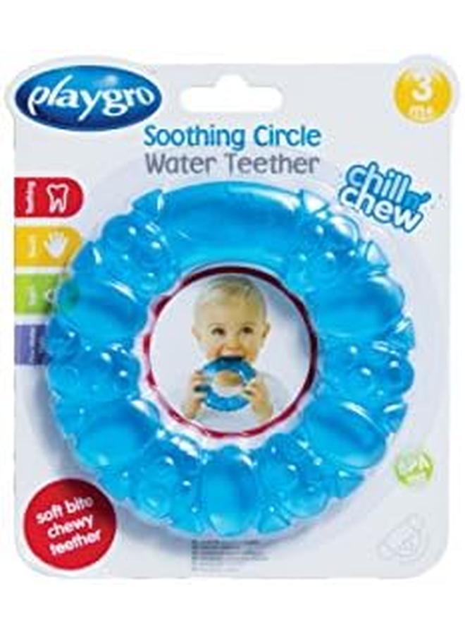playgro Soothing Circle Water Teether Blue Medium - Image 3