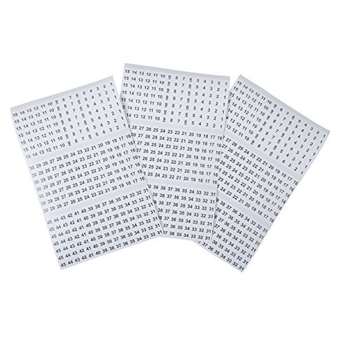 Gardner Bender 42-029 Pocket Wire Marker Booklet, White - Image 1