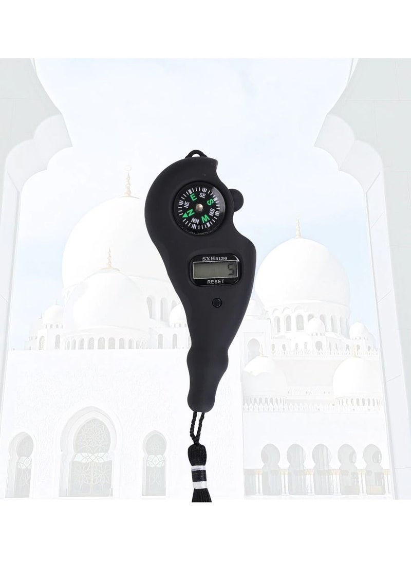 DubaiGallery ISLAM Portable Compass Tasbih Digital Muslim Hand Tasbeeh Hand Prayer Bead with Compass. Electronic Rosary. Prayer Counter - Image 3