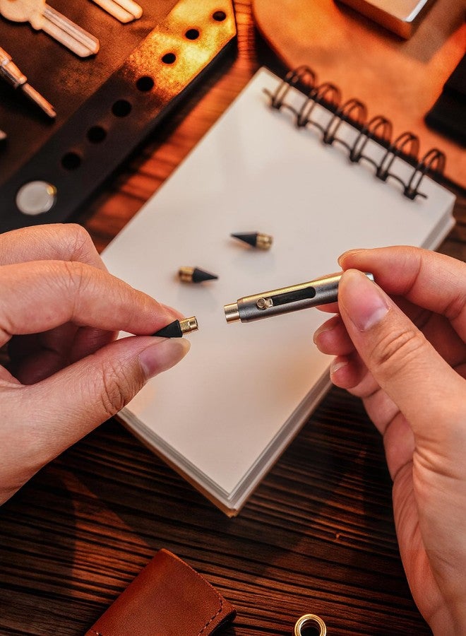 KeyUnity KP06 Titanium Mini Mechanical Infinity Pencil with Retractable Tip - Image 5
