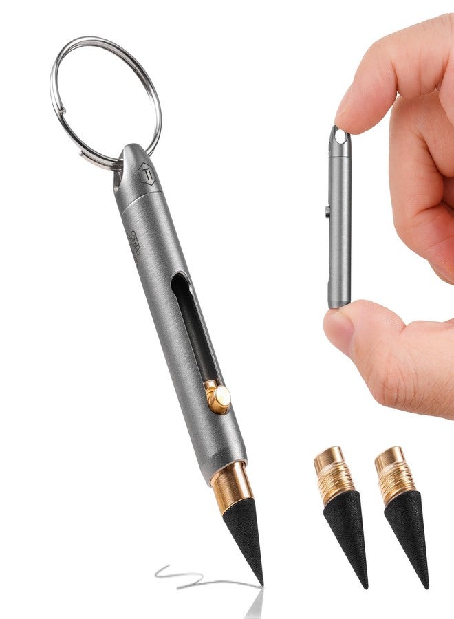 KeyUnity KP06 Titanium Mini Mechanical Infinity Pencil with Retractable Tip - Image 1