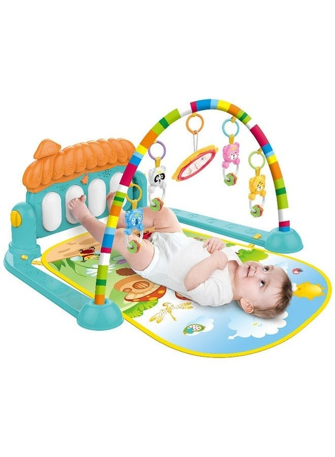 RollsTimi  Baby Play Mat Baby Gym,Play Piano Baby Activity Gym Mat with Music and Lights,Piano Gym,Early Development Baby Play Mat - Image 1