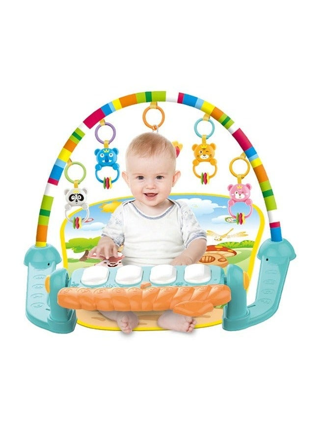 RollsTimi  Baby Play Mat Baby Gym,Play Piano Baby Activity Gym Mat with Music and Lights,Piano Gym,Early Development Baby Play Mat - Image 2