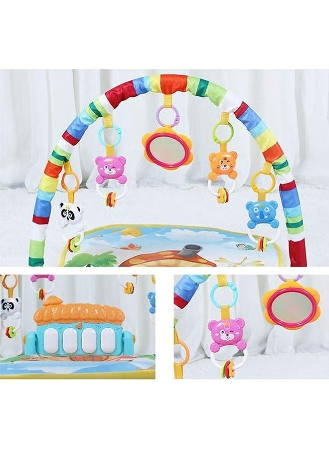 RollsTimi  Baby Play Mat Baby Gym,Play Piano Baby Activity Gym Mat with Music and Lights,Piano Gym,Early Development Baby Play Mat - Image 4