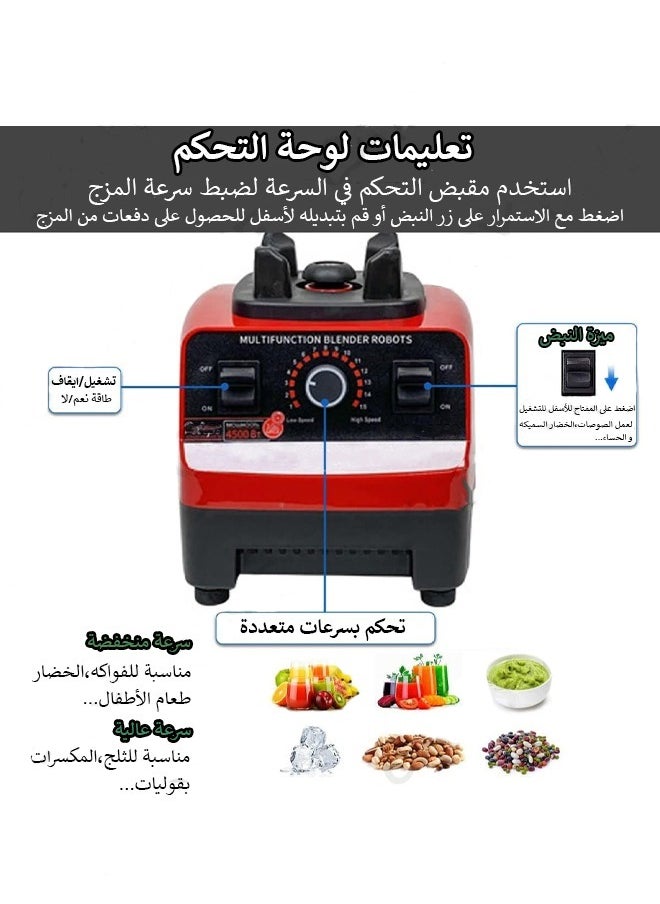 توسكانا يو - خلاط كهربائي مع مطحنة حبوب متعدد الوظائف سعة  2.5 لتر قابل للتعديل - Image 1