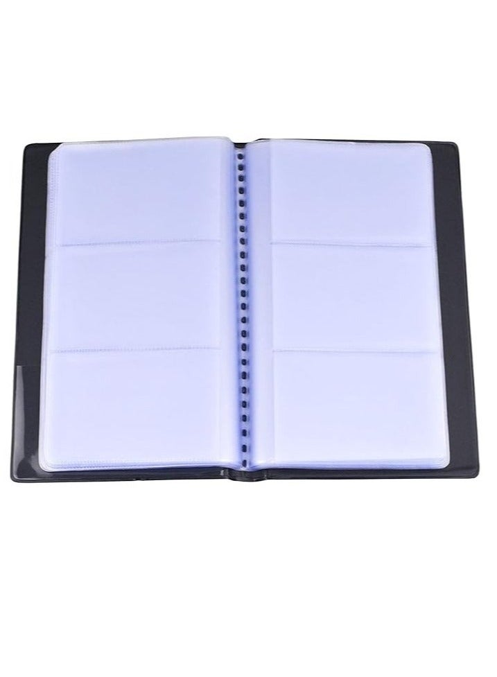 MODEST Business Card Holder ID Credit Card Book Case Passport Keeper Organizer 320 Slots (Black) - Image 2