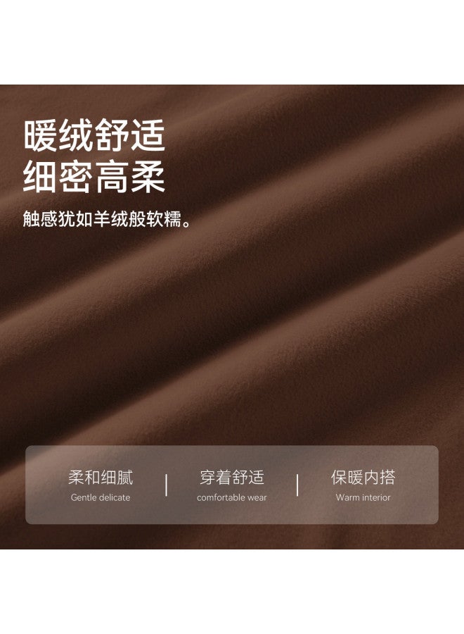 Flying in the snow Brushed Wood Ear Collar Base Shirt, Autumn And Winter Warmth Versatile Petite Inner Wear Top - Image 5