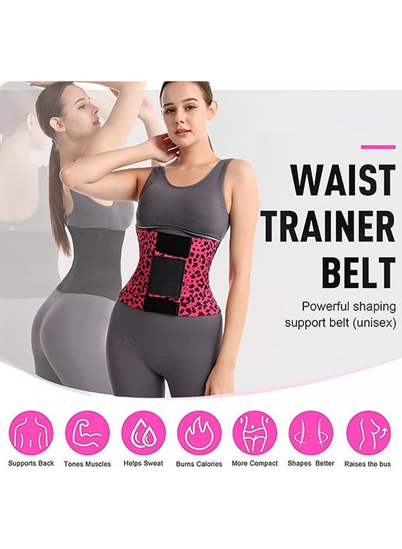 YOUGE Waist Trainer for Women Triple Belt Body Shaper Waist Trainer Corset with zipper and 3 Rows Closure, Sauna Workout Trimmer Belts Underbust Corset Tummy Control Hourglass Slimming Belly Body Shaper(M)  - Image 4