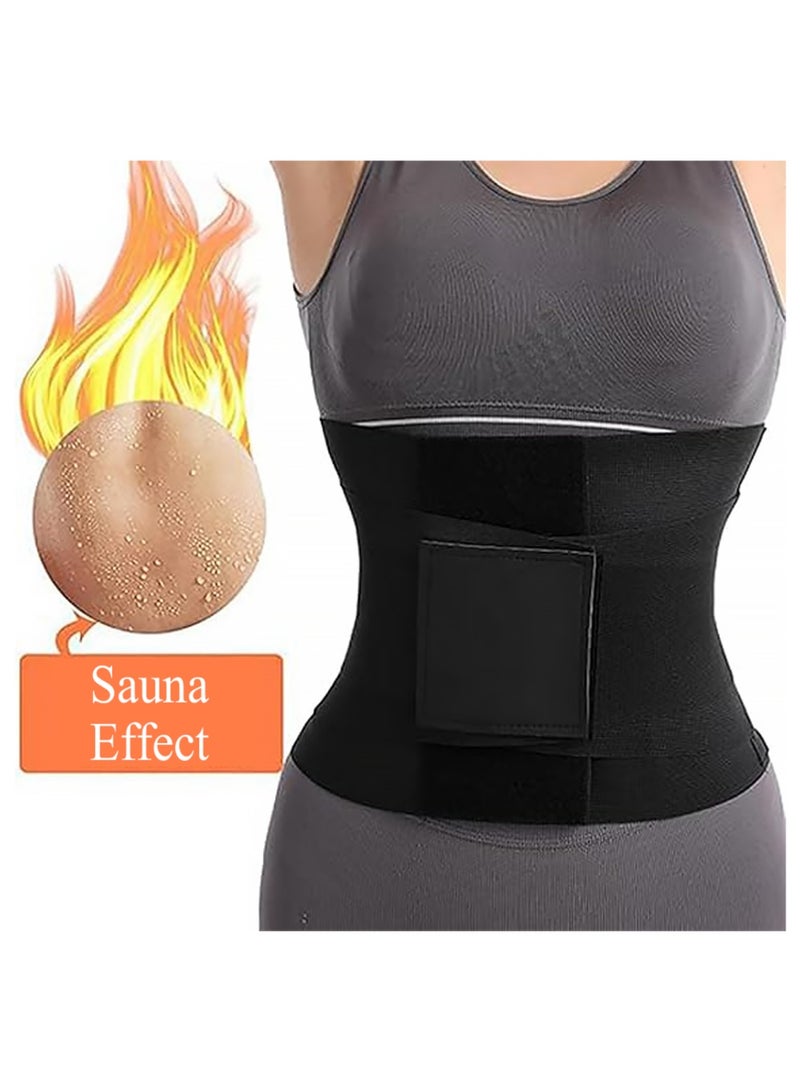 YOUGE Waist Trainer for Women Triple Belt Body Shaper Waist Trainer Corset with zipper and 3 Rows Closure, Sauna Workout Trimmer Belts Underbust Corset Tummy Control Hourglass Slimming Belly Body Shaper(M)  - Image 1