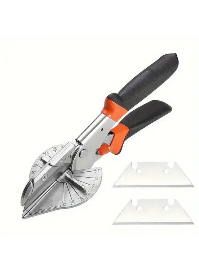 Silvery Multi Angle Oblique Cutter Manual Tool For Plastic PVC And Mold Decoration - Image 2