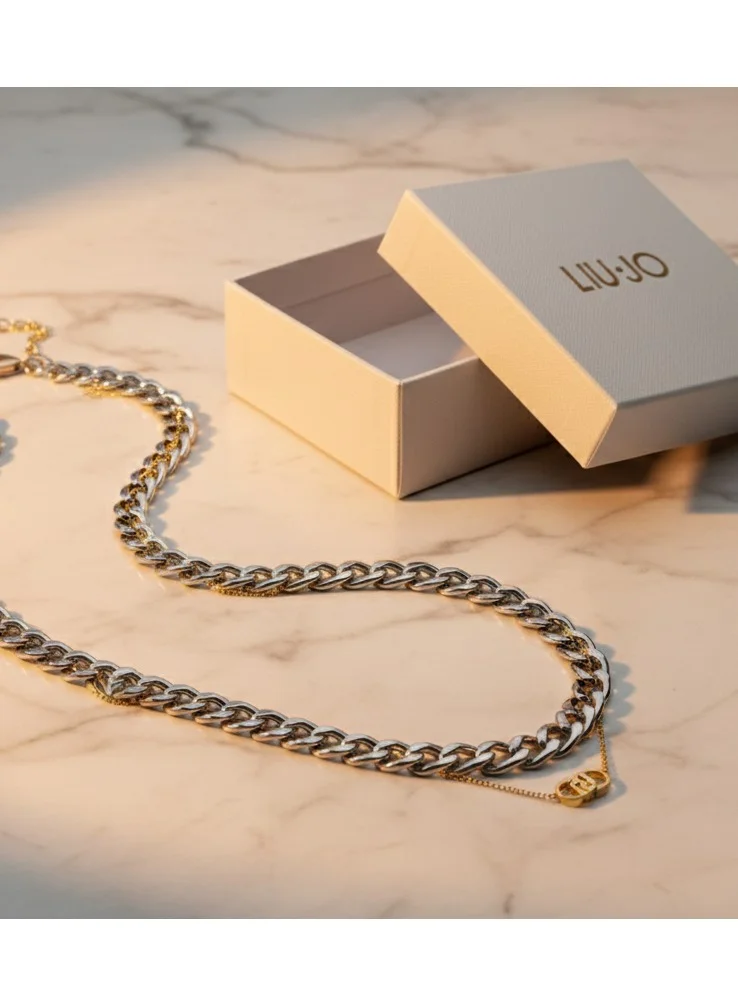Liu Jo  Liu Jo Pulse Silver Necklace for Women | Best Price UAE