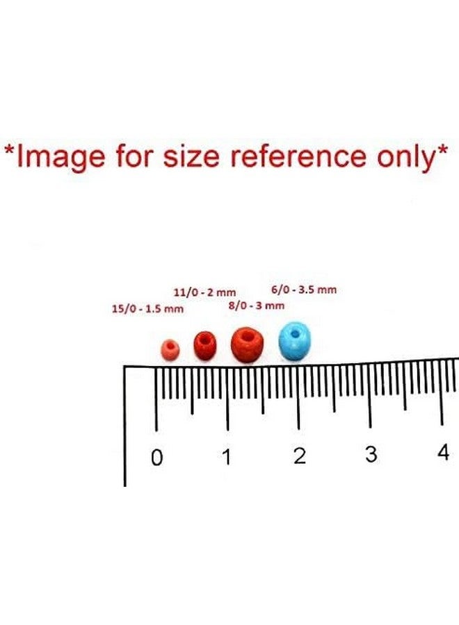 Beadsnfashion Glass Seed Beads Neon & Opaque DIY Kit with Beads Storage Box with 12 Mtrs Nylon Thread for Jewellery Making, Beading, Arts & Embroidery 15 Colors Size: 2mm - Image 5