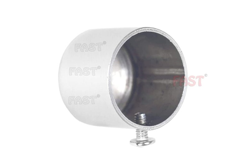 FAST غطاء نهاية قضيب الستارة المعدني الثقيل من الفولاذ المقاوم للصدأ CB45S للباب والنافذة 1 بوصة ملحقات قضيب الستارة (6) - Image 2