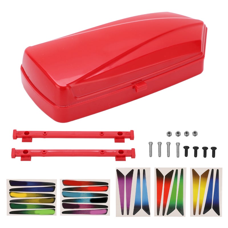 RC Car Roof Trunk Luggage Suitcase Storage Box for 1/10 1/8 Remote Control Car Upgrade PartsRed - Image 3