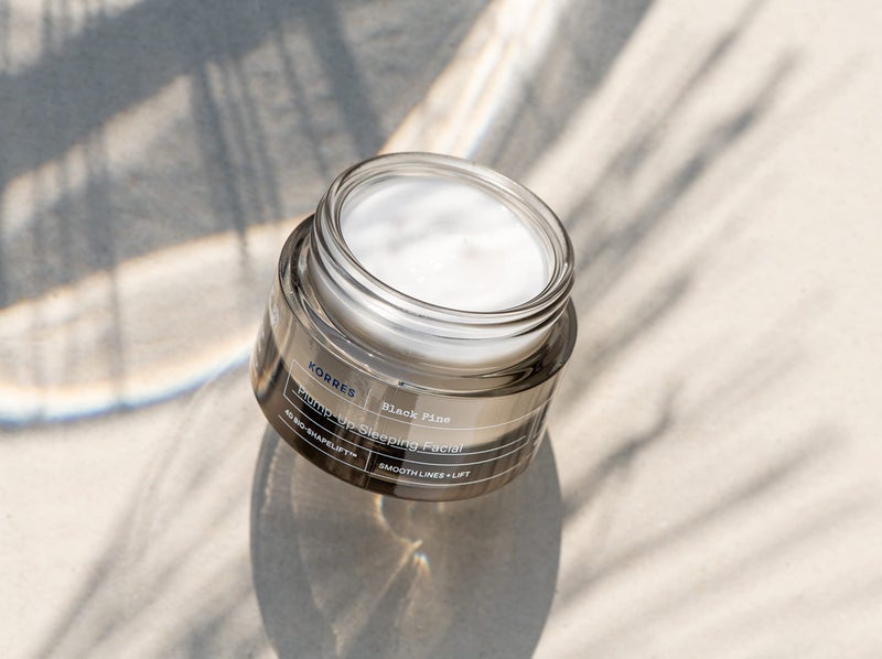 KORRES Black Pine 4D Bio-ShapeLift Plumping Night Cream, Firming Face Moisturizer for Women & Men, Overnight Hydration Cream for Smoother-Looking Skin, Vegan Skincare, Dermatologist-Tested, 1.35 Fl Oz - Image 3