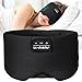 LC-dolida LCdolida Sleep Mask with Bluetooth Headphones Ice Silk Sleep Headphones with Bluetooth 54 Total Blackout Eye Mask for Sleeping Sleep Soft Mask for Women Men All Night Sleep TravelBlack - Image 1