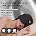 LC-dolida LCdolida Sleep Mask with Bluetooth Headphones Ice Silk Sleep Headphones with Bluetooth 54 Total Blackout Eye Mask for Sleeping Sleep Soft Mask for Women Men All Night Sleep TravelBlack - Image 4