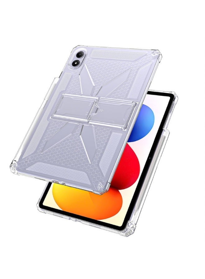 Transparent Stand Case for Huawei Matepad 11.5s Inch 2024 Case Shockproof,Thin Slim Lightweight Anti-Yellowing Bumper, Kickstand Cover, with Pencil Holder - Clear - Image 4