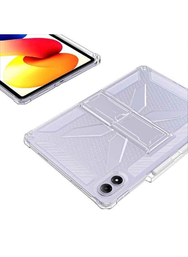 Transparent Stand Case for Huawei Matepad 11.5s Inch 2024 Case Shockproof,Thin Slim Lightweight Anti-Yellowing Bumper, Kickstand Cover, with Pencil Holder - Clear - Image 5