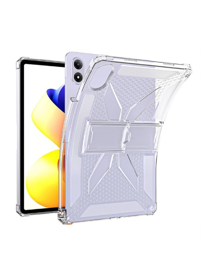 Transparent Stand Case for Huawei Matepad 11.5s Inch 2024 Case Shockproof,Thin Slim Lightweight Anti-Yellowing Bumper, Kickstand Cover, with Pencil Holder - Clear - Image 3