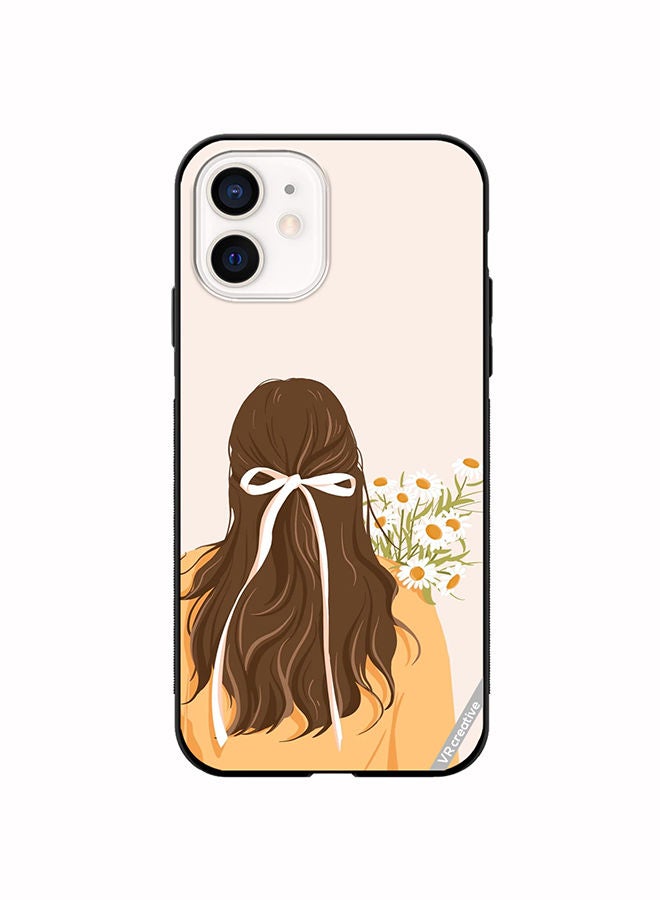 VR CREATIVE Protective Case Cover For Apple iPhone 12 mini Girl Design Multicolour - Image 1