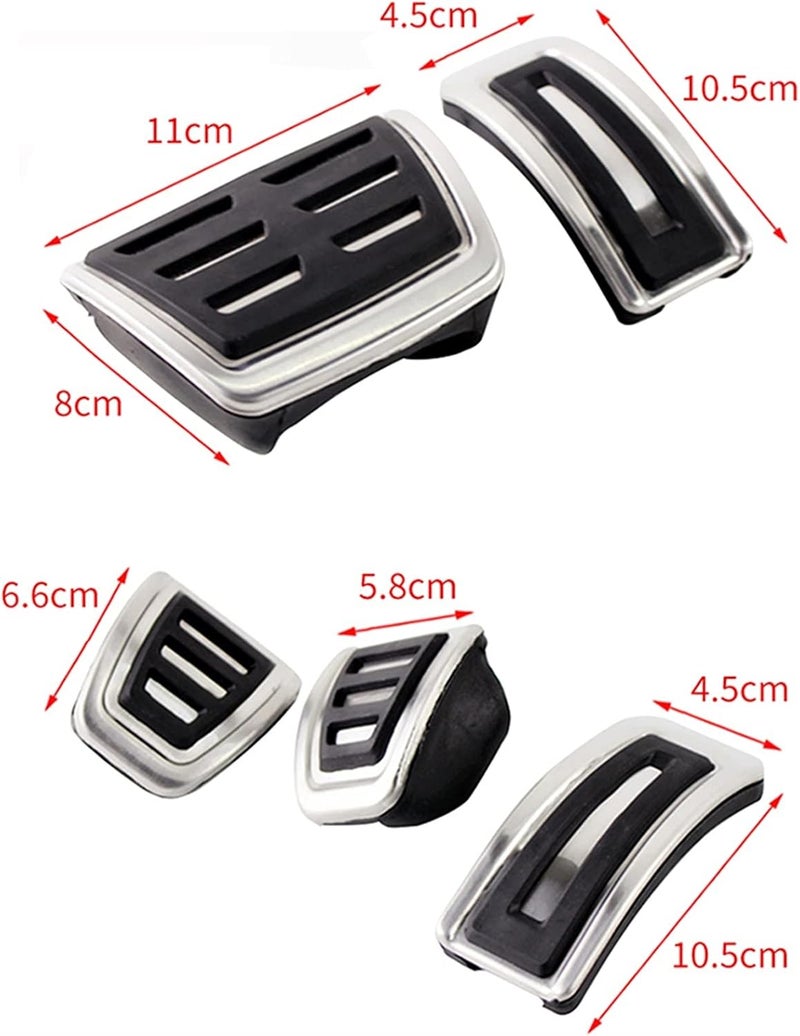 Wivplex Car Foot Pedal Covers for VW and Seat Models - Image 2