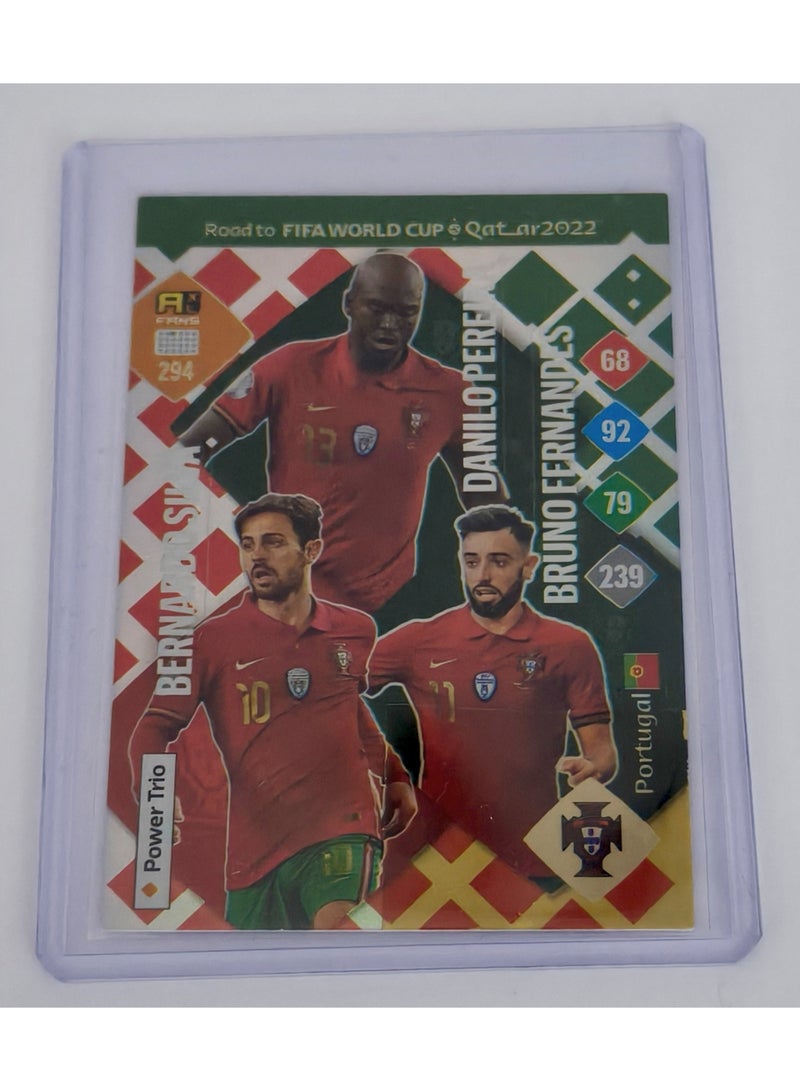 Panini Collectible Authentic Portugal Power Trio 2022 Panini Road To Qatar World Cup - Image 1