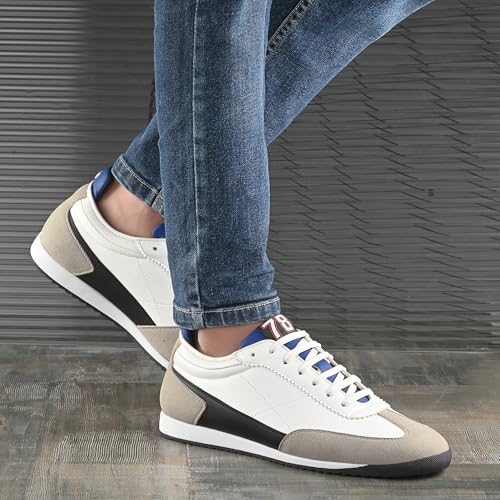 Cruiser White-Grey Casual Shoe for Mens 2570-10 - Image 2
