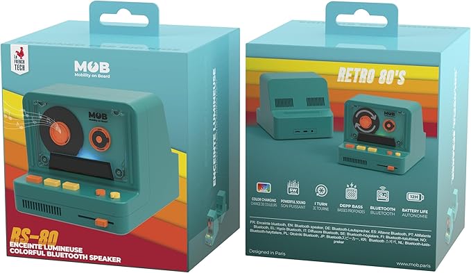 MOB Enceinte - RS-80 - Portable Bluetooth Speaker - Image 4
